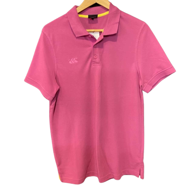 Canterbury Mens  Size M Magenta Polo