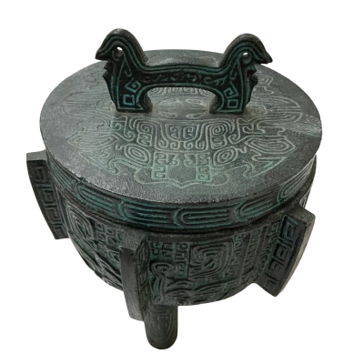 Vintage James Mont Style Faux Bronze Ice Bucket