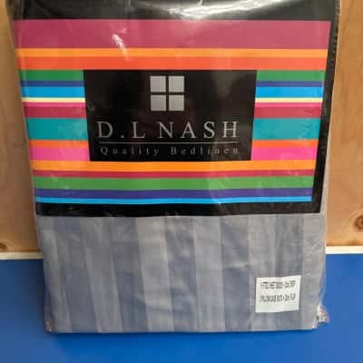 Fitted sheet & 2 pillow case - GREY colour - Sheet 200x200+20cm Pillow cases 50x70+20cm