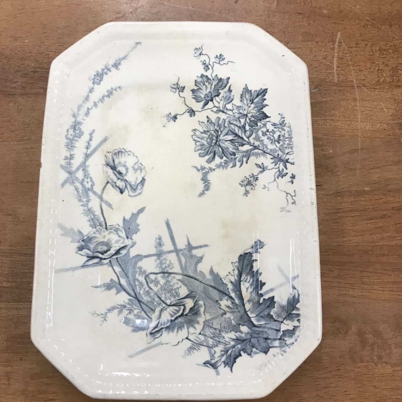 Rare Burgess and Leigh Burleigh “Poppy” Serving Plate see notes