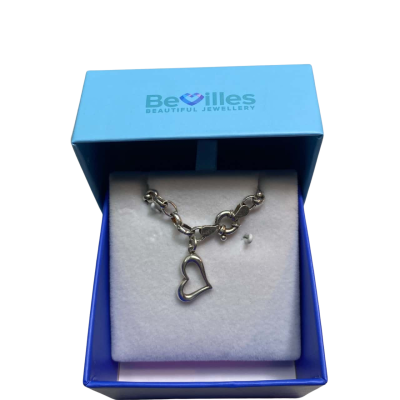 Women’s Bevilles Sterling Silver 925 Charm Bracelet 
