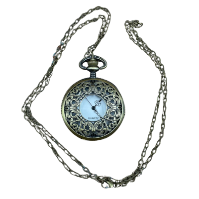 SteamPunk Vintage Bronze Pocket Watch (Working with new battery)