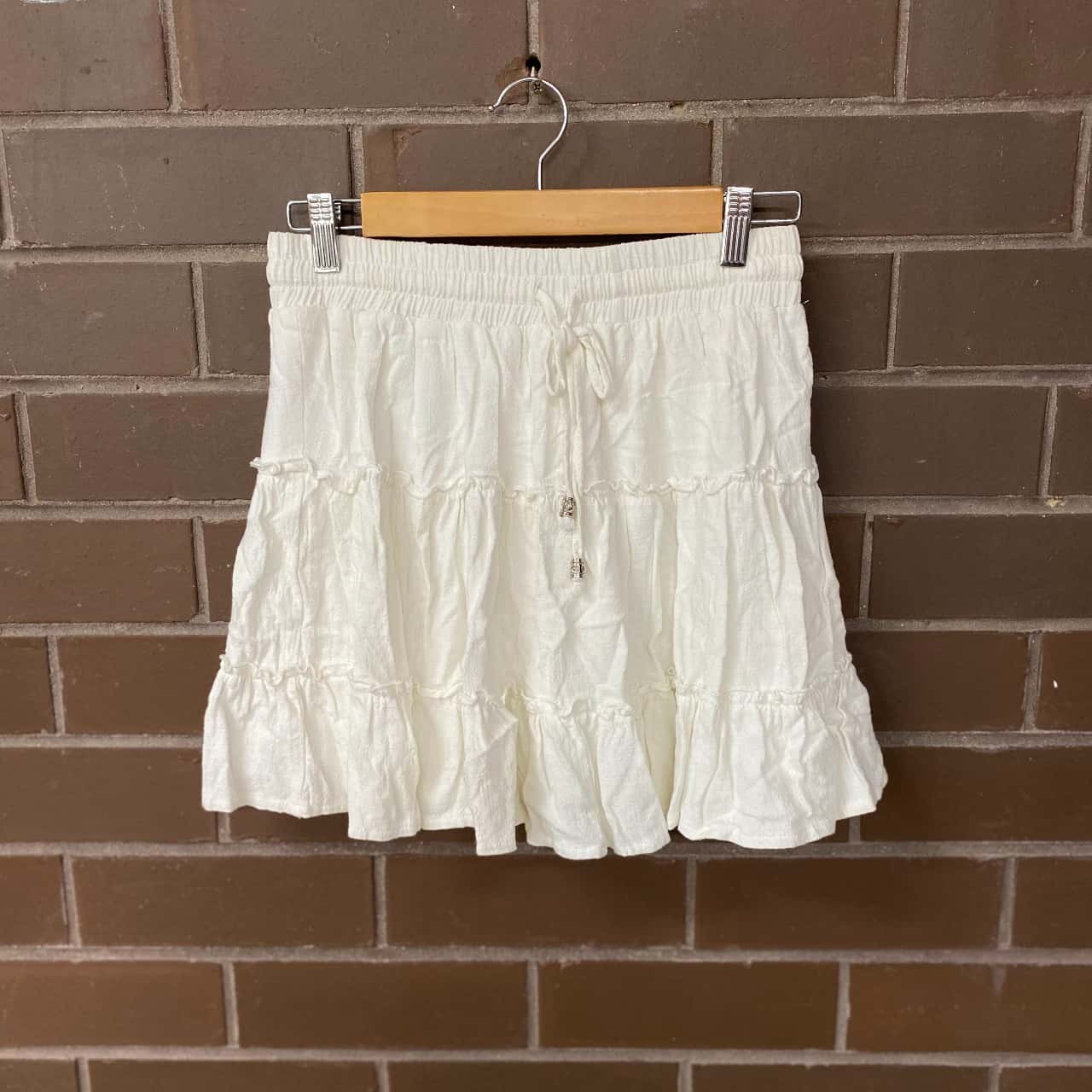 white skirt size 12