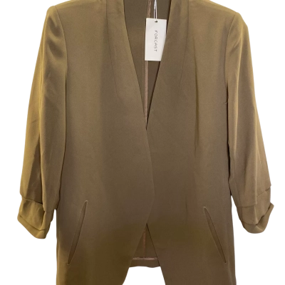 Forcast Womens  Size 16 Open Jacket Beige 
