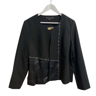 Liz Jordan Size 16 Black STUD DET Jacet