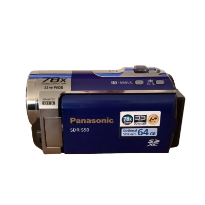 Panasonic SDR-S50 Handheld Video Camera.  Working. 