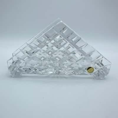 Czech Republic Hand Cut Crystal Napkin Holder