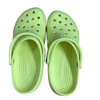 Crocs Unisex Bright Yellow Clogs, Size W11 / M9 