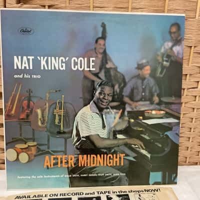 1957 jazz album After Midnight by Nat "King" Cole and trio Collectable 