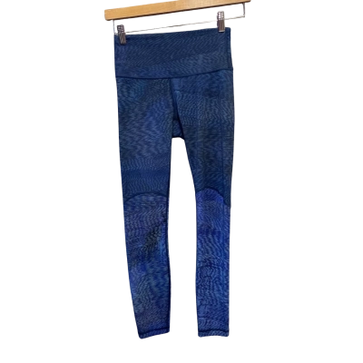 Lululemon Womens  Size 4 Leggings Black  / Blue 