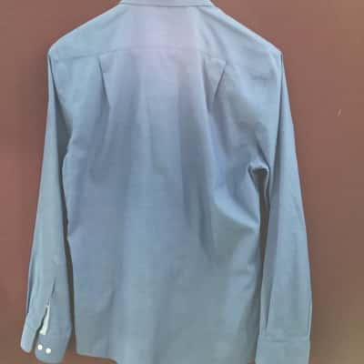 Tommy Hilfiger Mens  Size 32 neck Long Sleeve Shirt Blue 