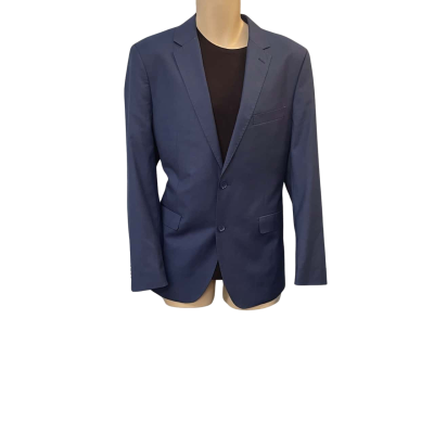  Mens The Ashton Size 12 / 14 Blazer / Suit Jacket Blue 