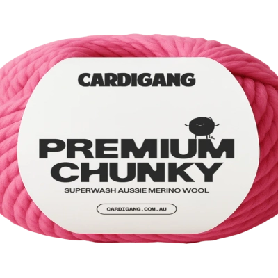 NEW - Cardigang Everyday Chunky Acrylic Yarn Watermelon Pink