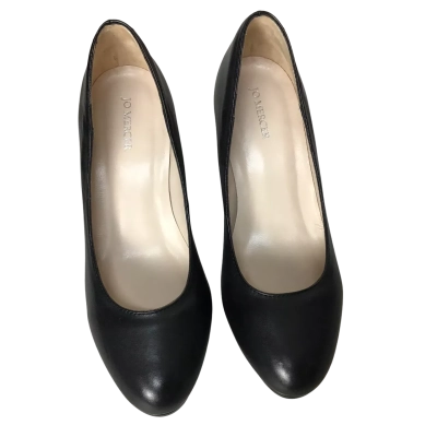 Jo Mercer Womens  Size 7 Black Leather Pumps