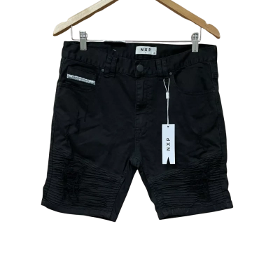 BNWT NXP Mens Size 32 Black ‘Spitfire Denim Shorts’ RRP $99.99
