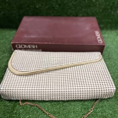 Glomesh Vintage Cross Body Bag Beige 