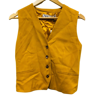 BNWT Zara Women’s XS Mustard Yellow Vest