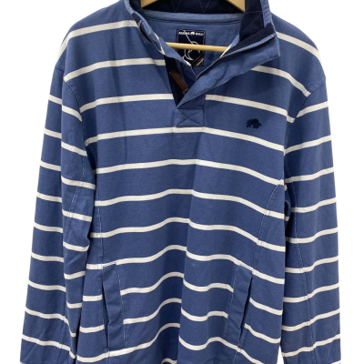  Mens  Size M Blue / Striped / White 
