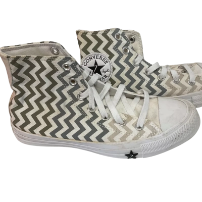 Converse Womens  Size 37.5 Sneakers Blue / Cream / Green / Pattern 