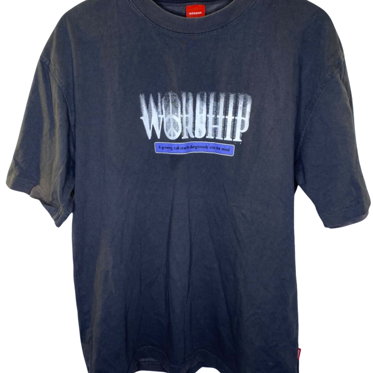 Worship Lil Mo Tee Worn Black