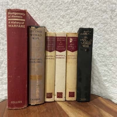 Winston Churchill Book Collection: The Second World War Series Vol I, II, III, IV Plus bonus book