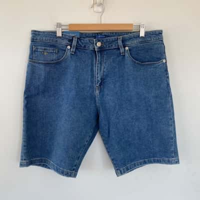 R.M. Williams Blue Kimberley Denim Shorts Size 20