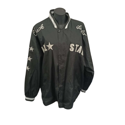 Converse All Star Chuck Taylor Black Bomber Jacket – Size M #Converse #ChuckTaylor #BomberJacket