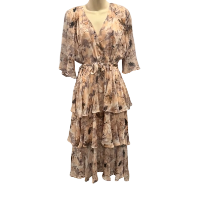 Illiou Womens  Size 14 Midi Dress Multicoloured 