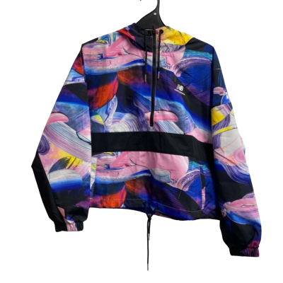 New Balance Womens Size M Pullover Black / Blue / Pink  