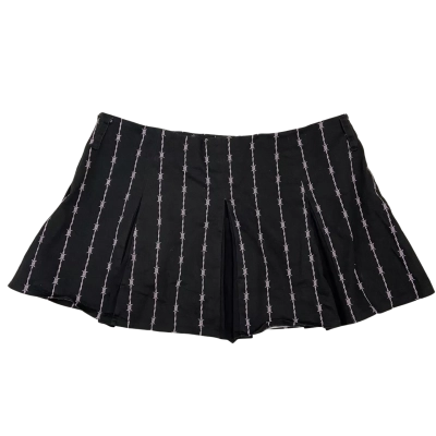 Dangerfield Barbed Wire Pleated Skort/Skirt Size 18