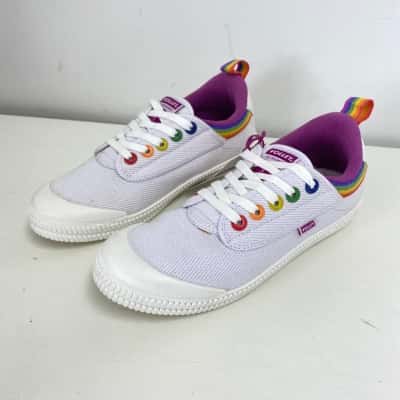 Volley Rainbow Pride Heritage Low Sneaker Shoes  Size 7 