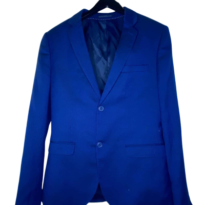 Topman Mens  Size 36 Navy Blue Suit Set