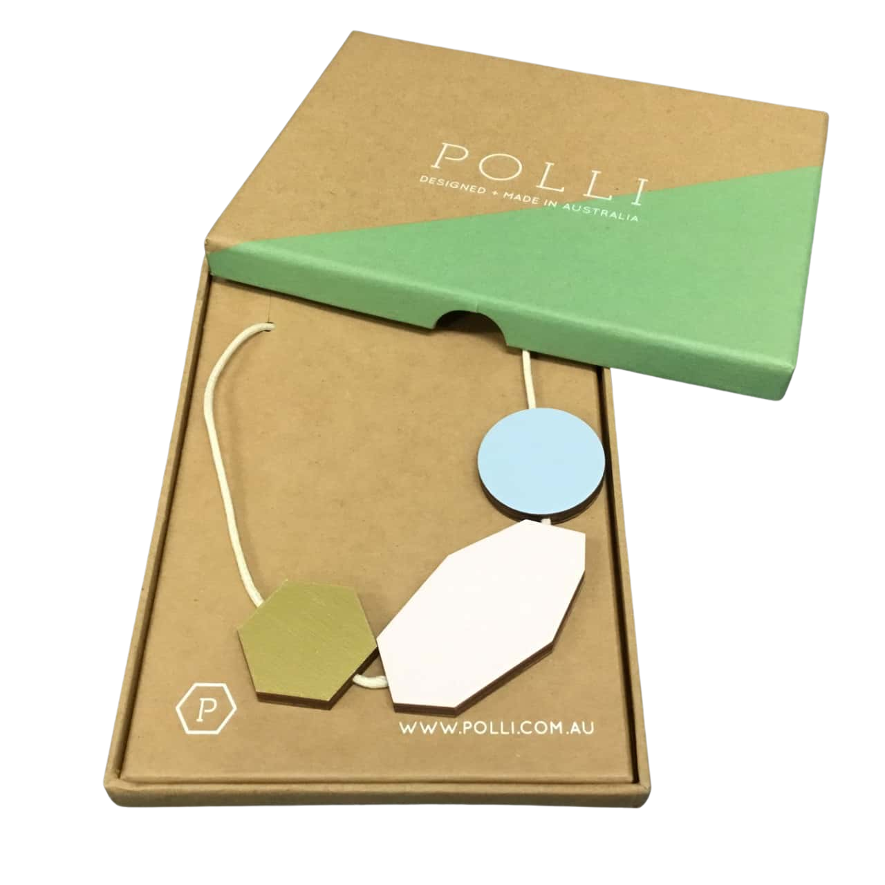 Polli Wood Necklace Designed & Made in Australia(s)