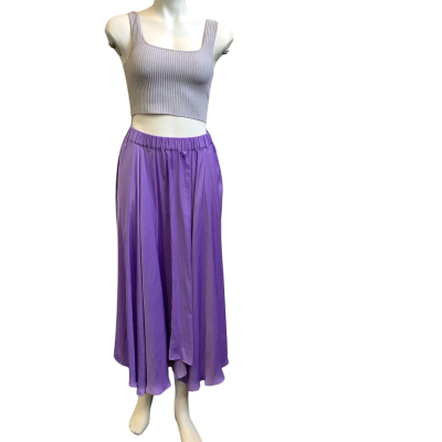 Brand New Portmans Womens  Size 10 Pull On Midi Skirt Violet 