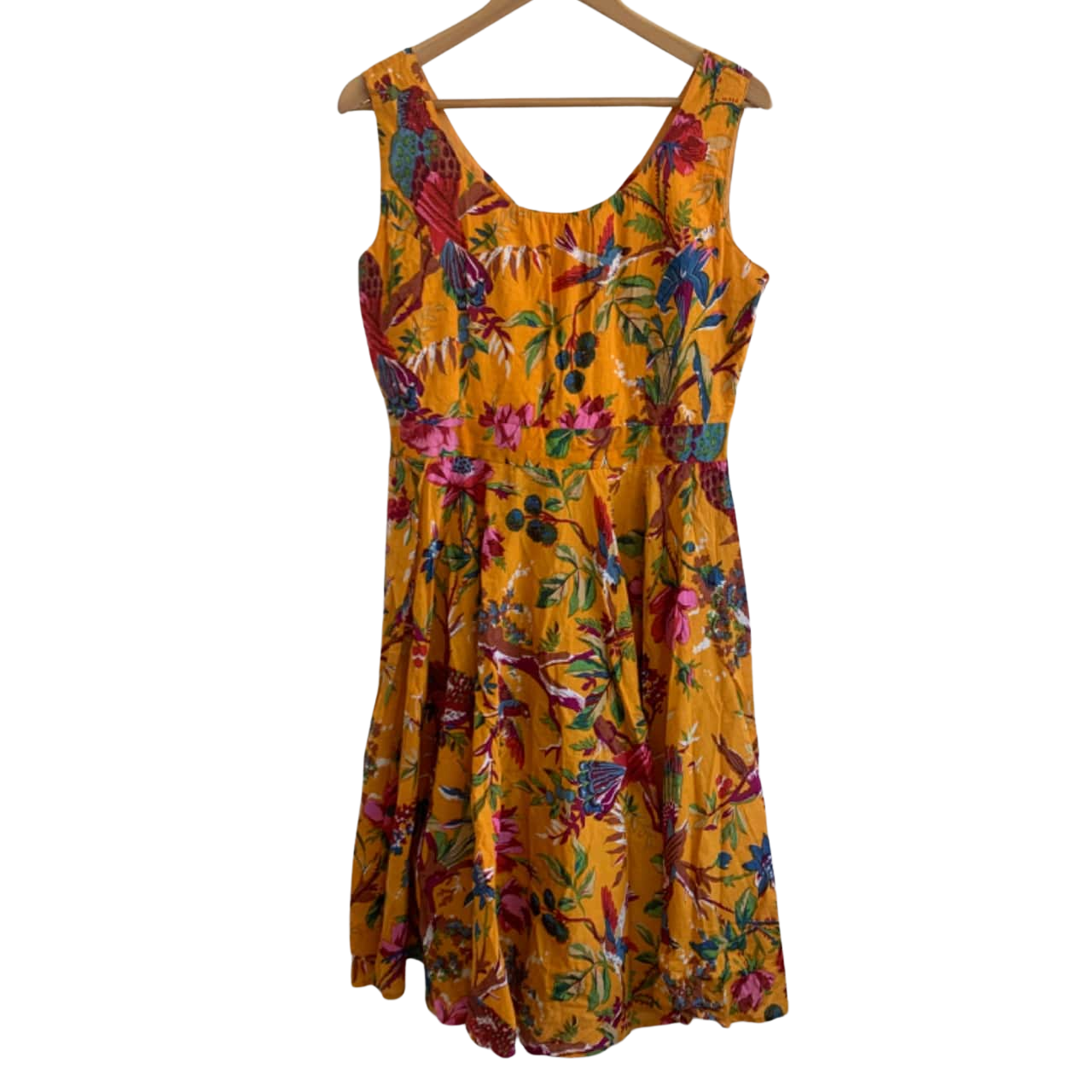 Orange Ross Midi Dress