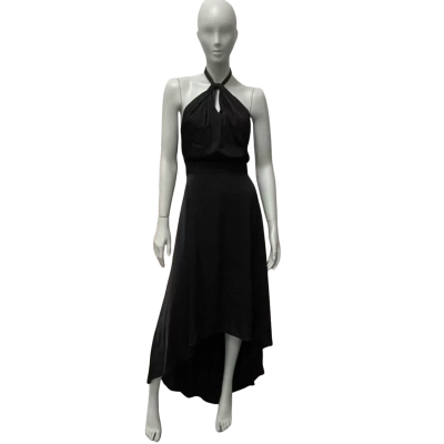 Esther Luxe Womens  Size 18 Bridal Dress / Cocktail Dress / Floral Dress / Halter Neck Dress / Sleeveless Dress  Black  