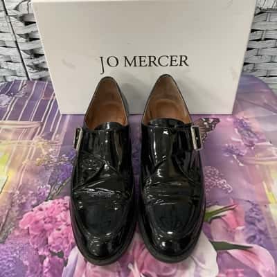 Jo Mercer Womens  Size 7.5 Loafers Black  Patent