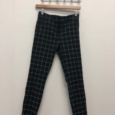Forever New Womens  Size 10 Ankle Length Pants Black  / Checked 