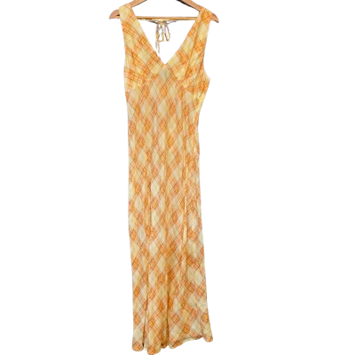 Subtitled Size XL Check Slip Dress 