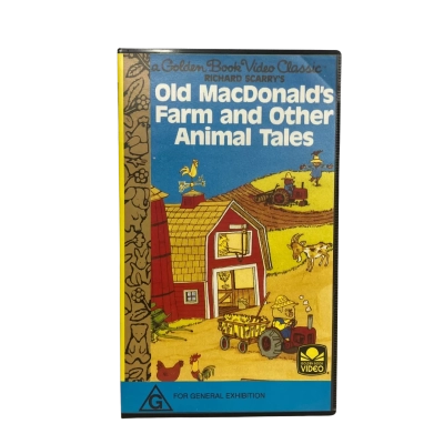 Old MacDonald’s Farm and Other Animal Tales by Golden Books Richard Scarry 1992 VHS Video Tape