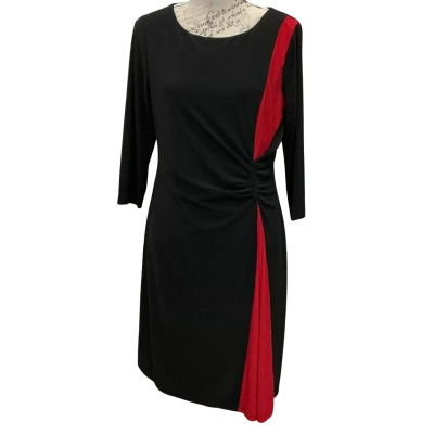 5PM Womens  Size 14 Cocktail Dress Black  / Red 