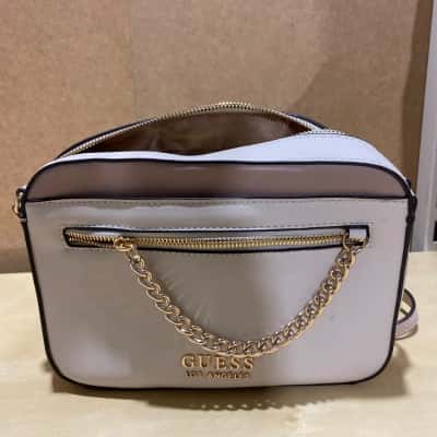Guess Womens Handbag Beige 