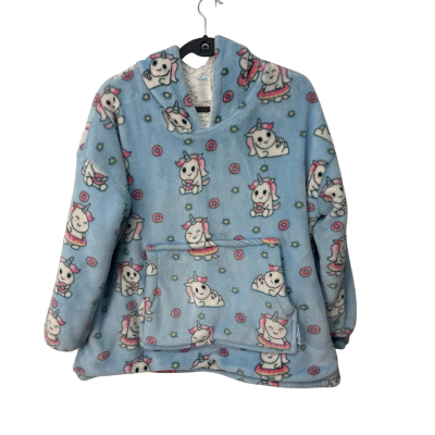 Oodie Kids  unicorn Size 4-13 Jumper Blue 