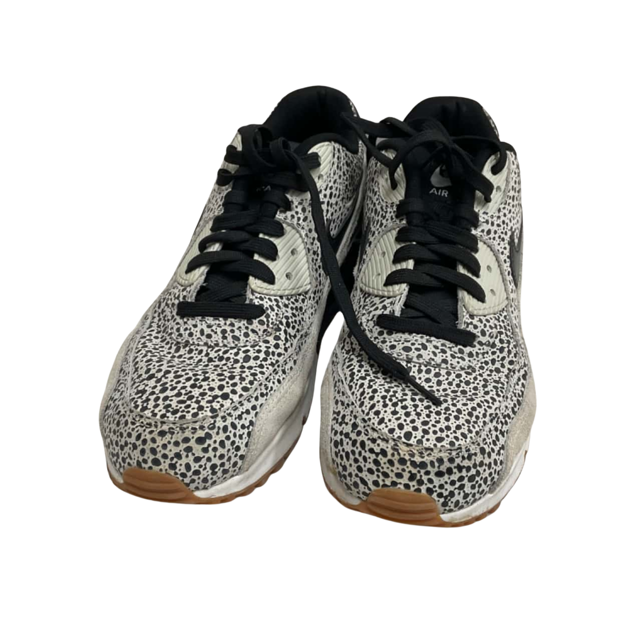 nike black and white runners