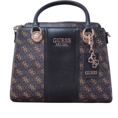 Guess Cathleen Logo Tote Bag (Black)