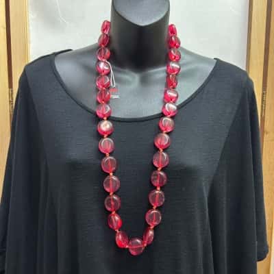  Women's Necklace Vibrant Red