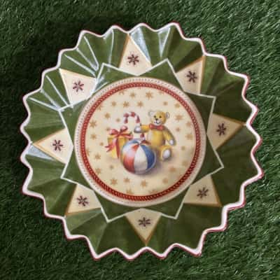 Villeroy & Boch : Toy's Fantasy Teddy Bear Christmas Dish