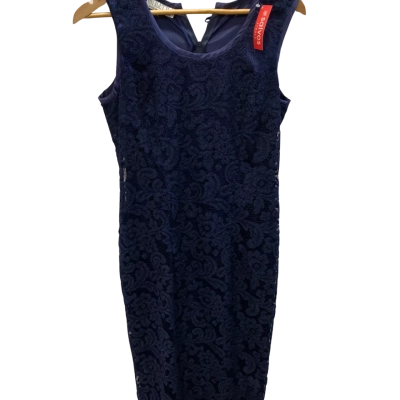  Womens  Size 12 Formal Dress Black  / Navy Blue 