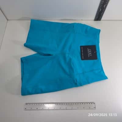 Lorna Jane Womens Size S Bike Shorts Aqua Buzz New Tags 