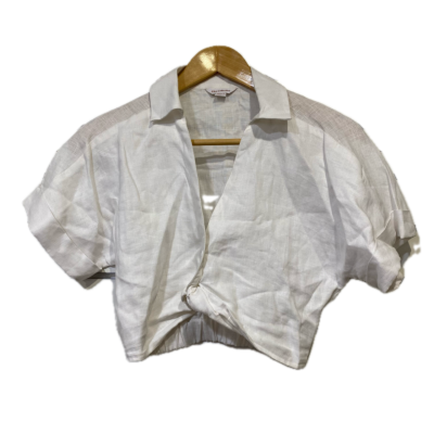 Elka Collective Womens  Size 6 White crop top 